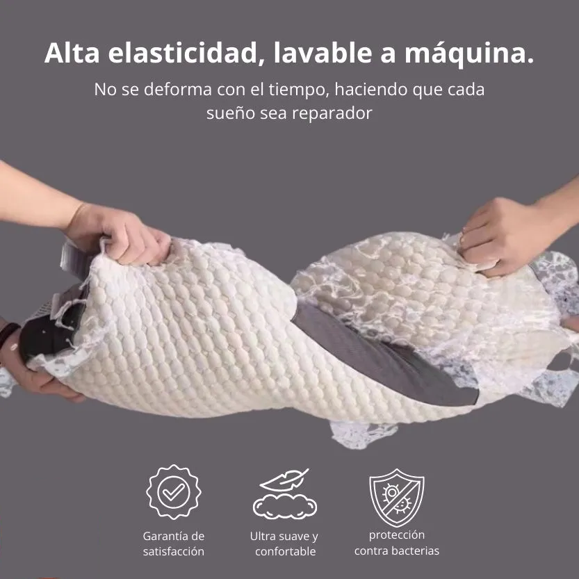 Almohada Ortopédica 3D | Con Alineación Cervical para las mejores noches de descanso.