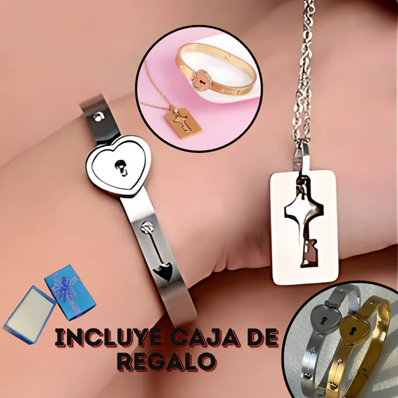 Pulsera + Collar Amor Candado