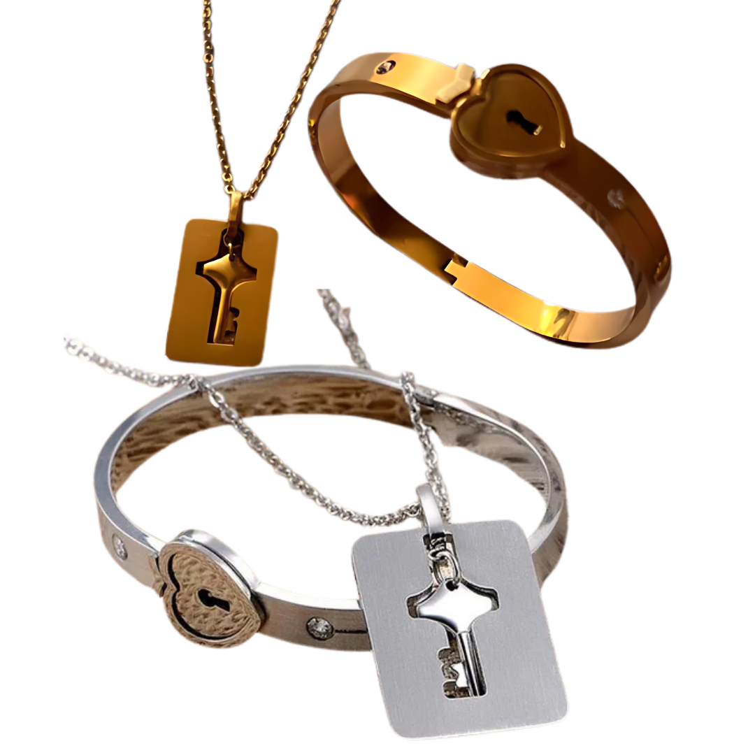 Pulsera + Collar Amor Candado