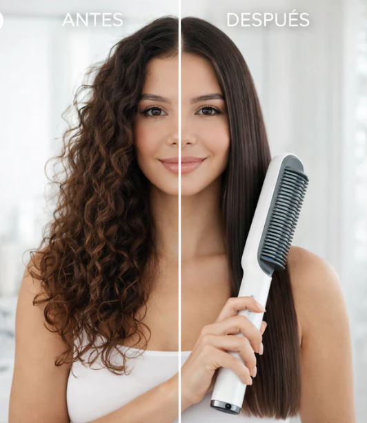 Cepillo Plancha Secador 3 En 1 Alisador | Resultados Hermosos