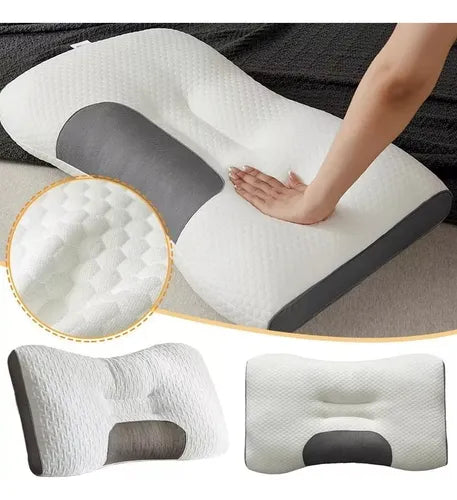 Almohada Ortopédica 3D | Con Alineación Cervical para las mejores noches de descanso.